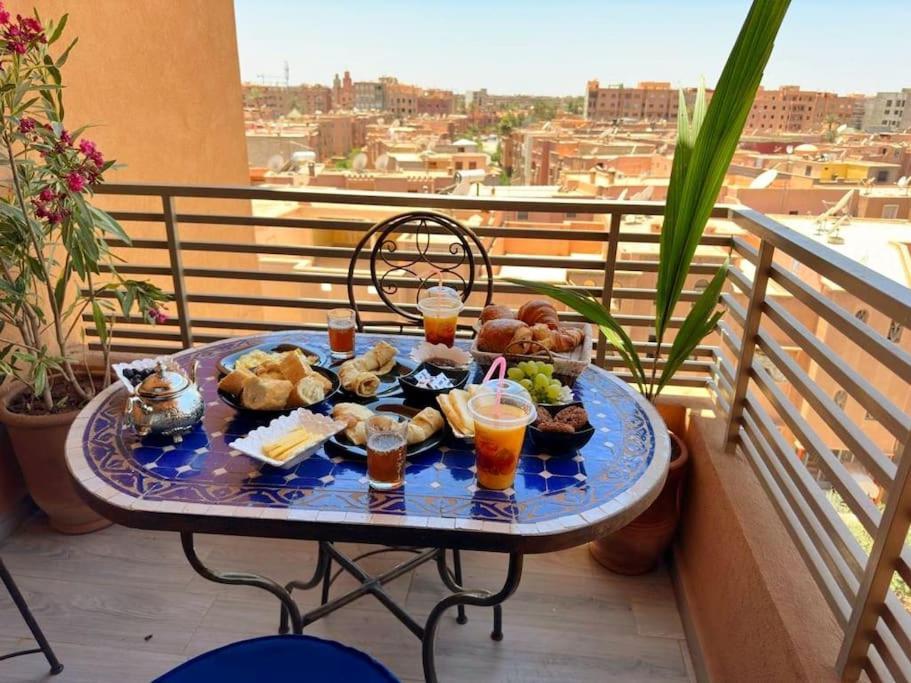 Appart Majorelle Terrasse Wifi Centre Ville Marrákes Kültér fotó