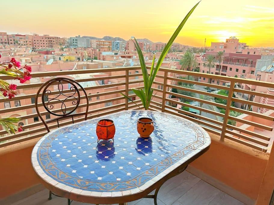Appart Majorelle Terrasse Wifi Centre Ville Marrákes Kültér fotó