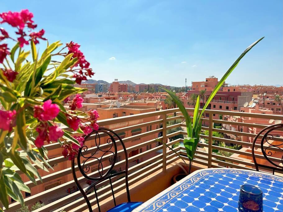 Appart Majorelle Terrasse Wifi Centre Ville Marrákes Kültér fotó